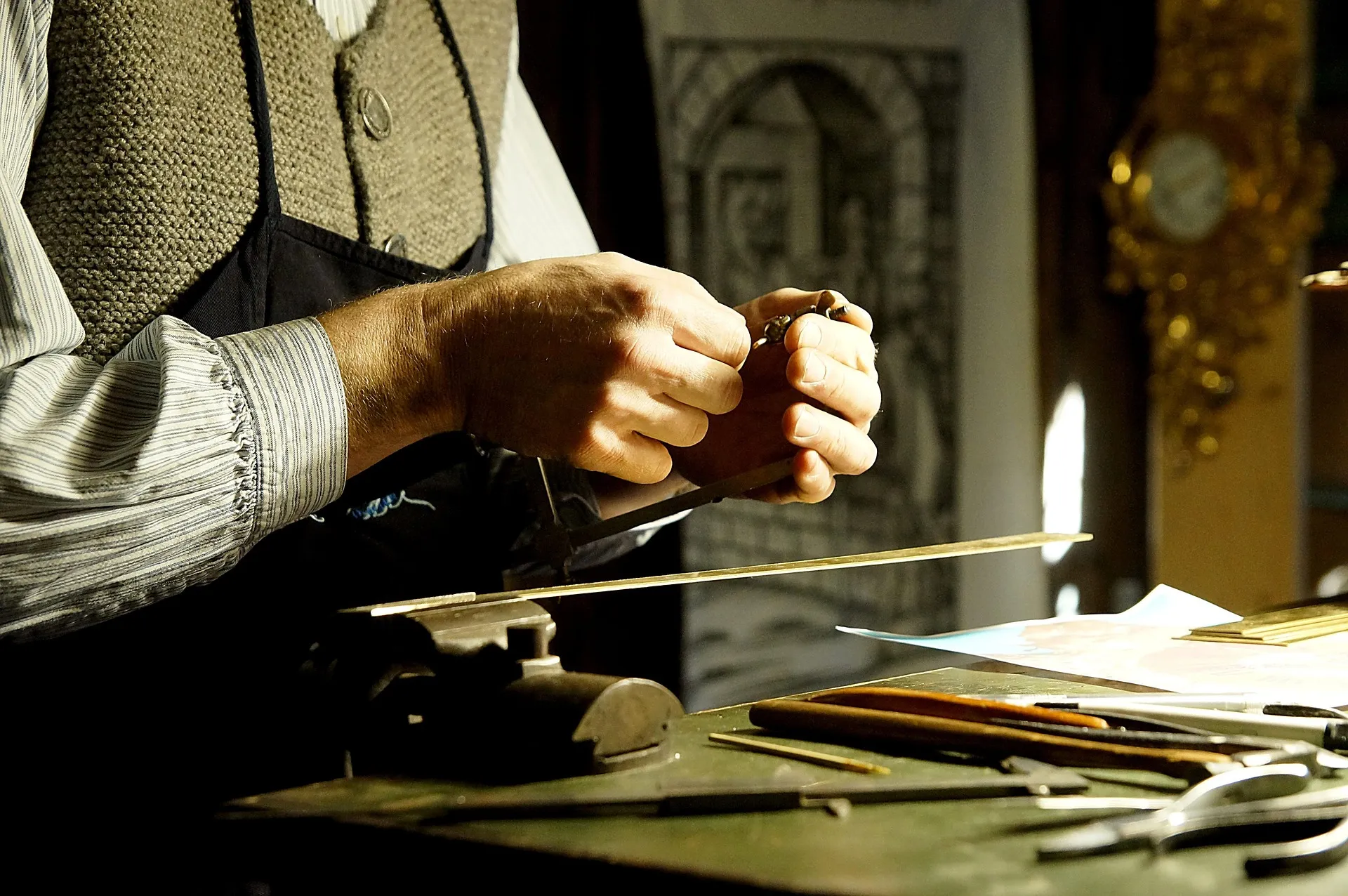 Securing Precision Instrument Parts